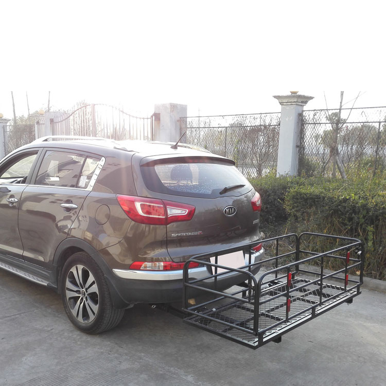 Automobile general luggage tailstock iron luggage frame Trailer carrier basket SUV RV double leg support Trailer