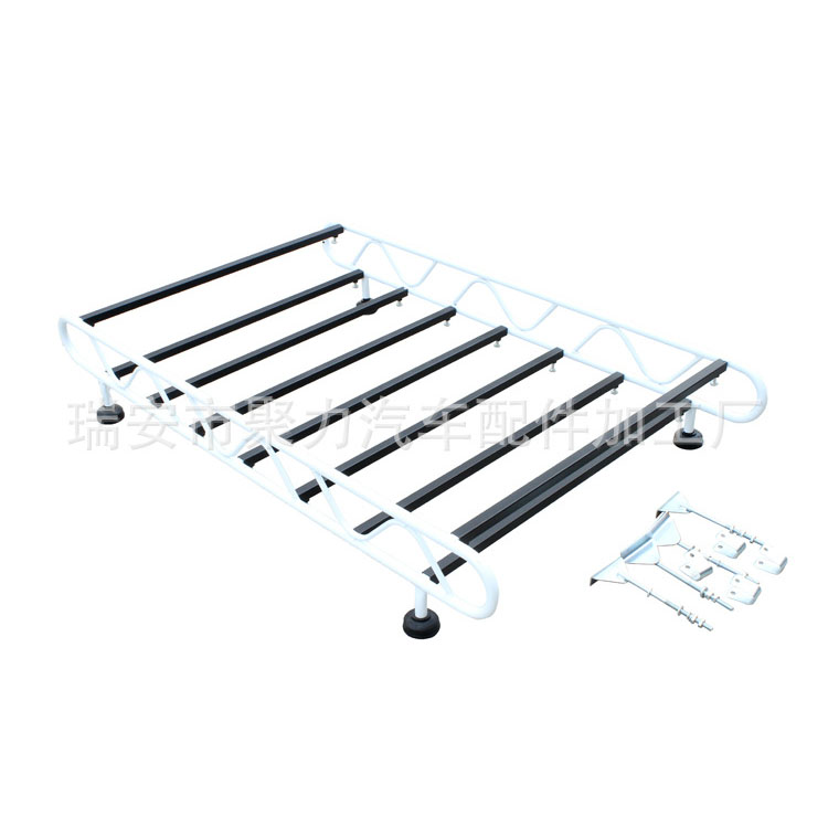 Wholesale supply of black yarn paint roof luggage rack, aluminum alloy rear luggage rack, all kinds of auto parts